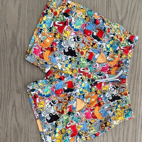 GOAT USA Kids' (sz Youth Large) Sticker AOP Mesh Shorts - Picture 2 of 8